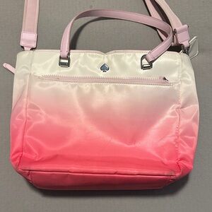 Kate Spade Pink and White Ombre Shoulder Bag